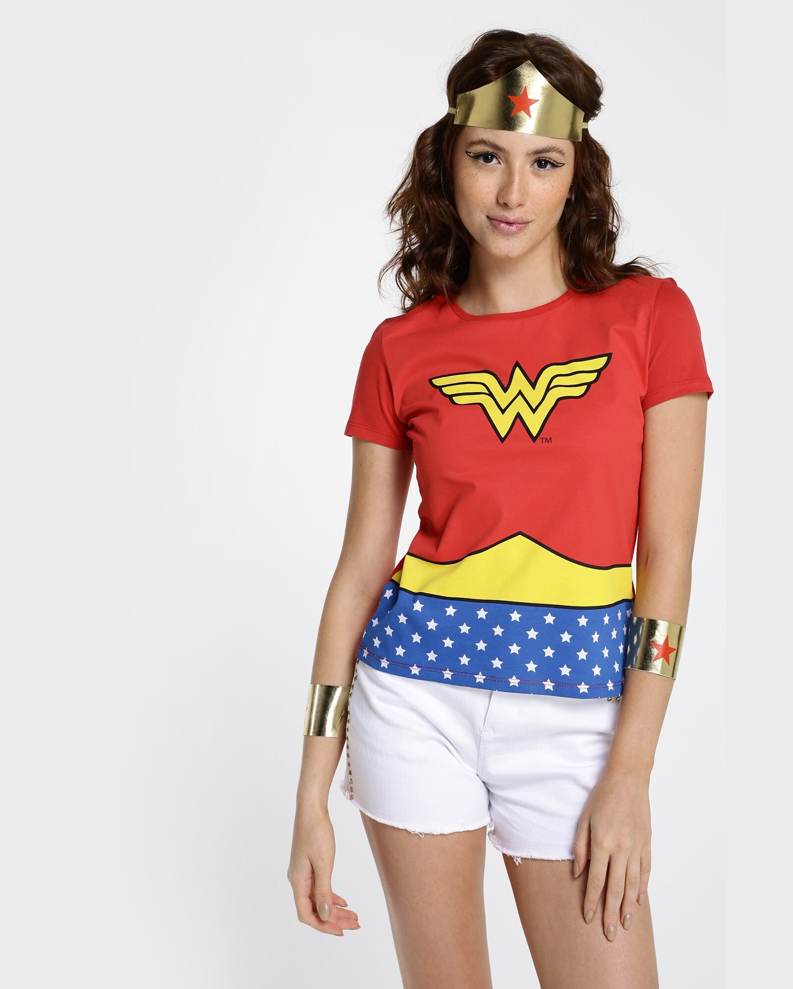 blusa mulher maravilha