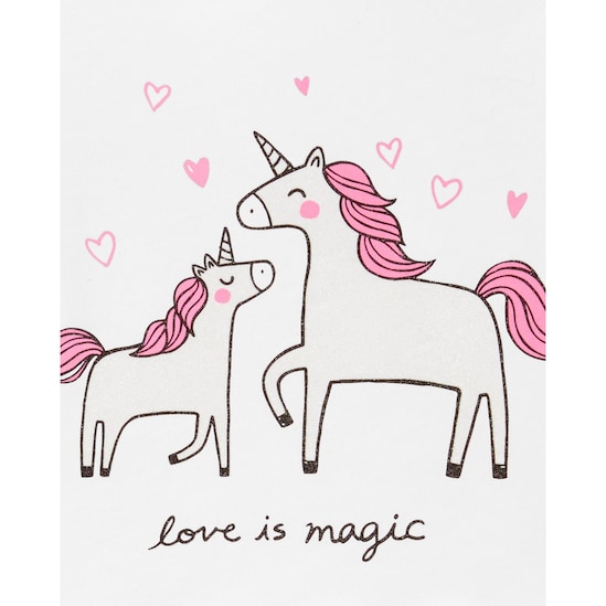 Conjunto 2 Peças Love Is Magic Carter´s - Branco