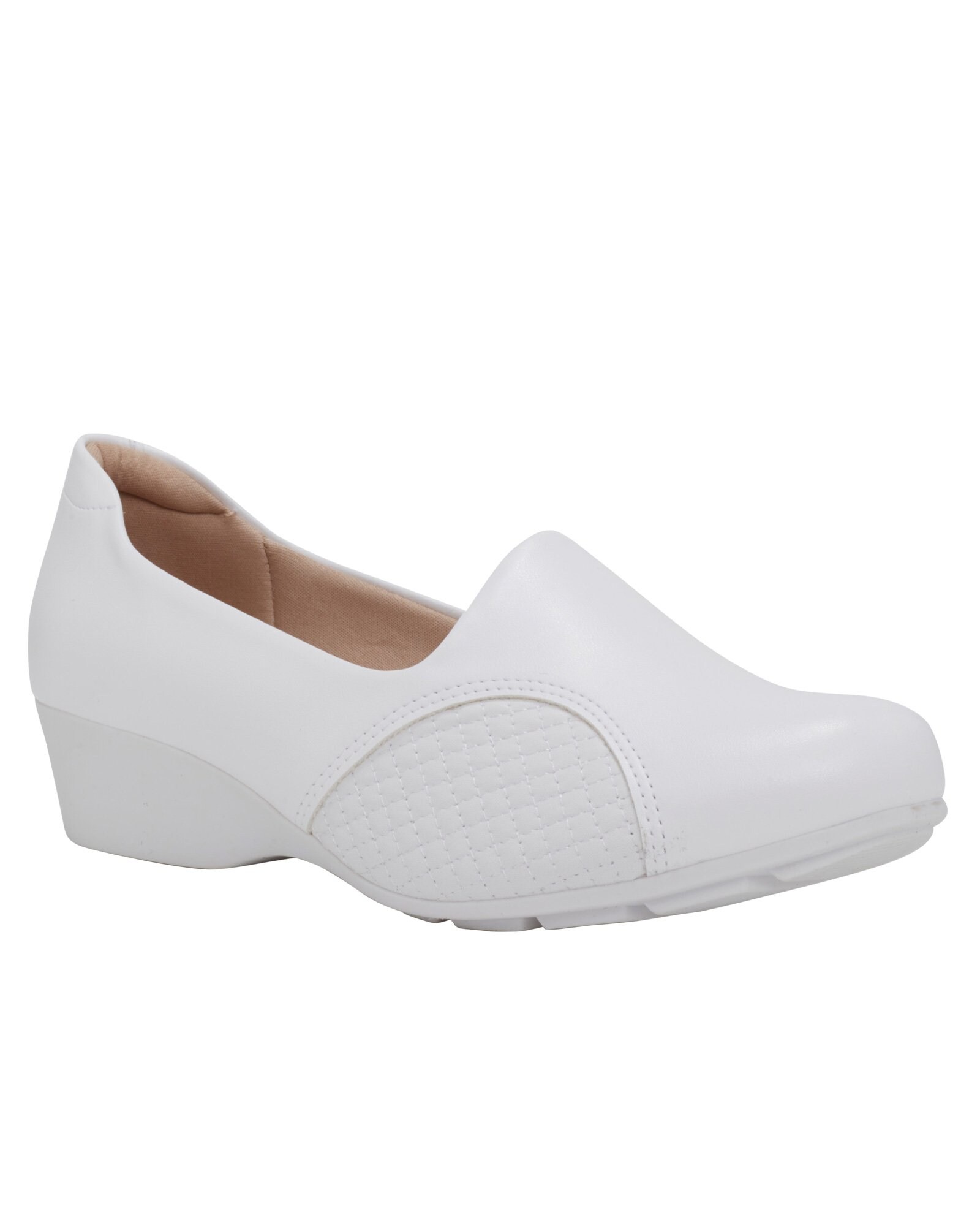 Riachuelo | Sapato Anabela Conforto Modare Branco