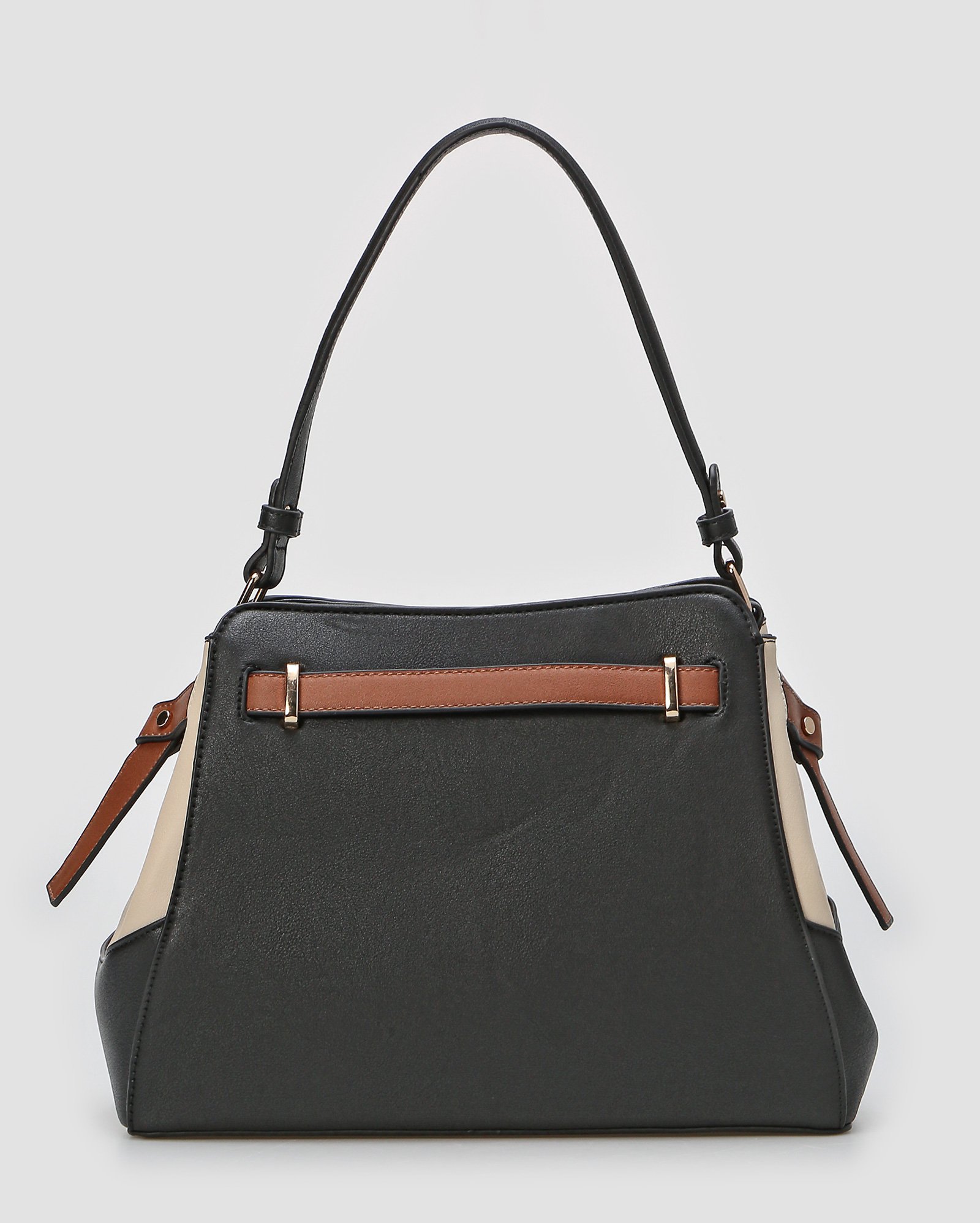 Bolsa tote média com divisórias preta | Accessori by Riachuelo