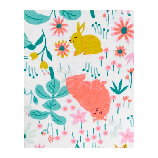 Kit Pijama 4 Peças Floral Cat Carter's - Multicor