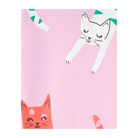 Kit Pijama 4 Peças Floral Cat Carter's - Multicor