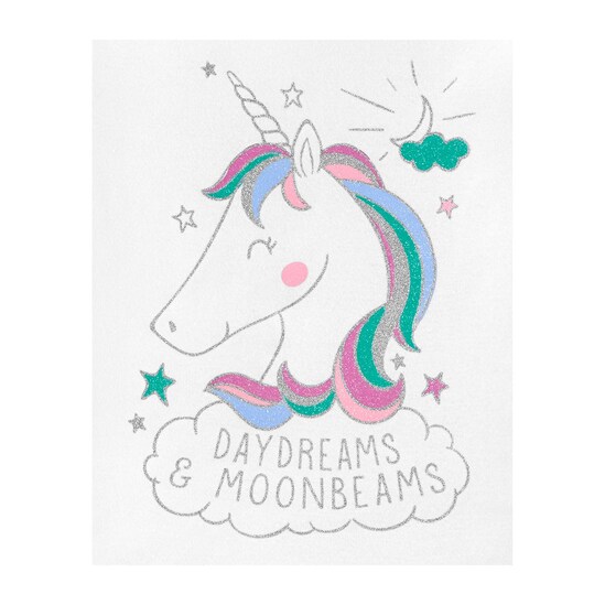 Kit Pijama 4 Peças Glitter Unicorn Carter's - Multicor