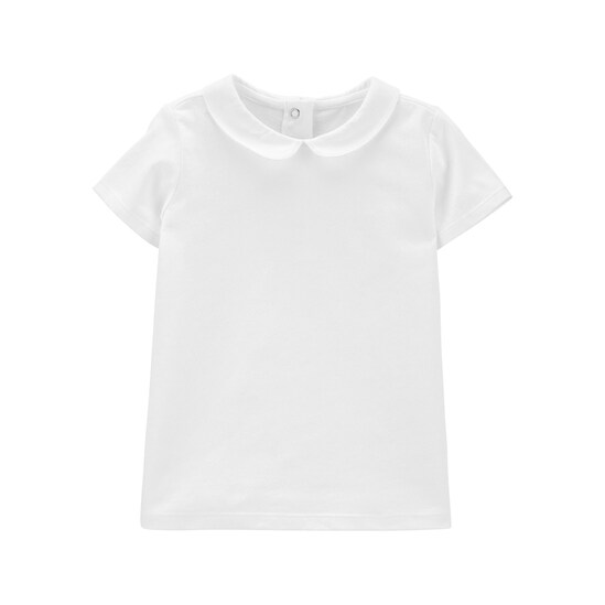 Camiseta Gola Peter Pan OshKosh - Branco