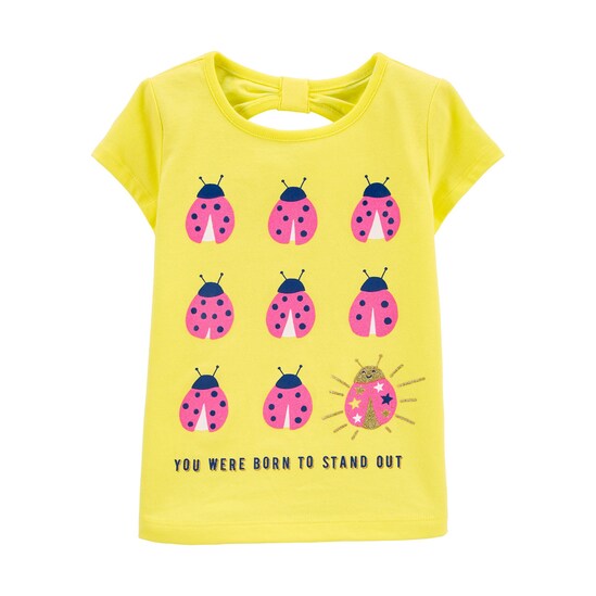 Blusa Ladybug Carter's - Amarelo