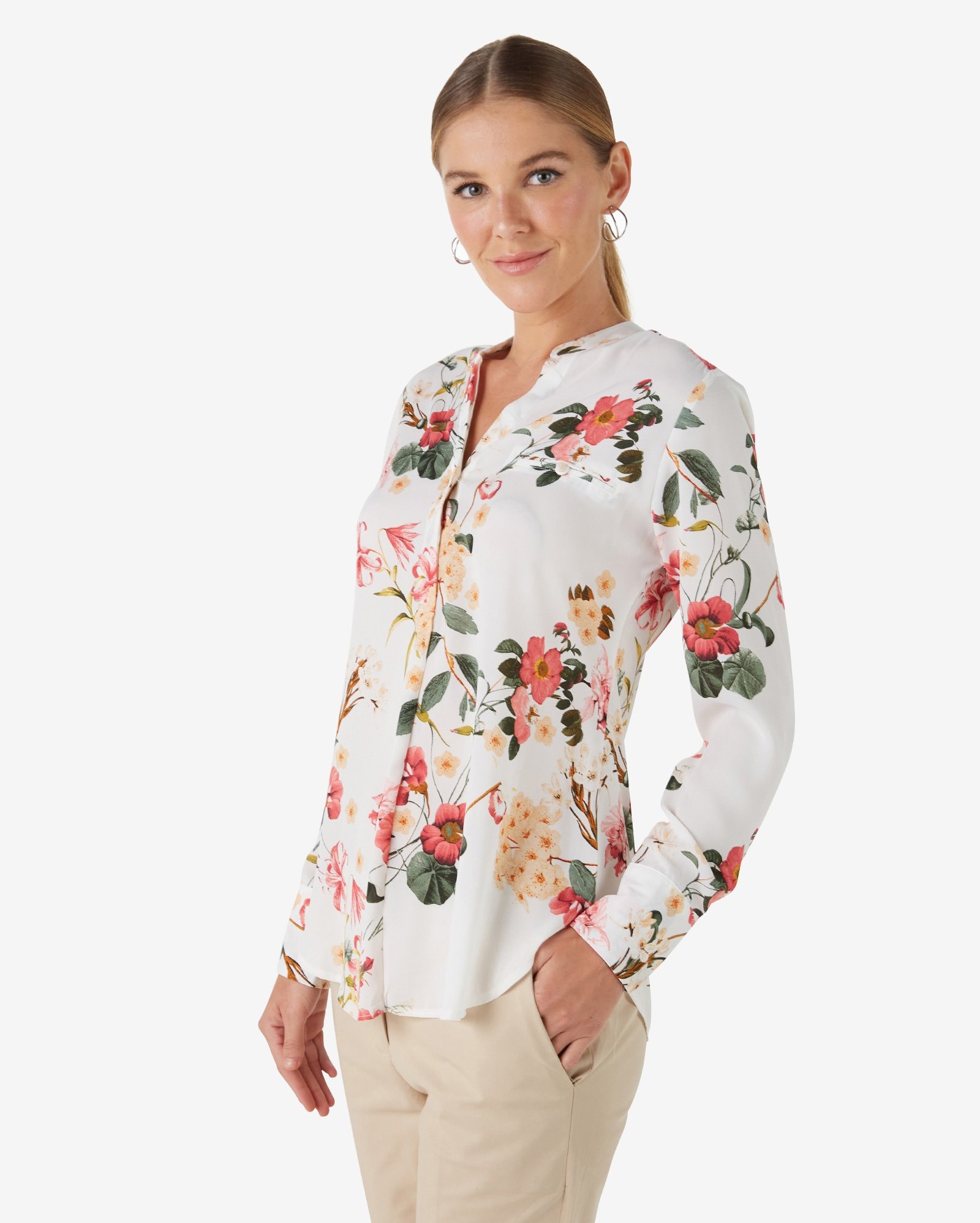 camisa manga longa feminina riachuelo