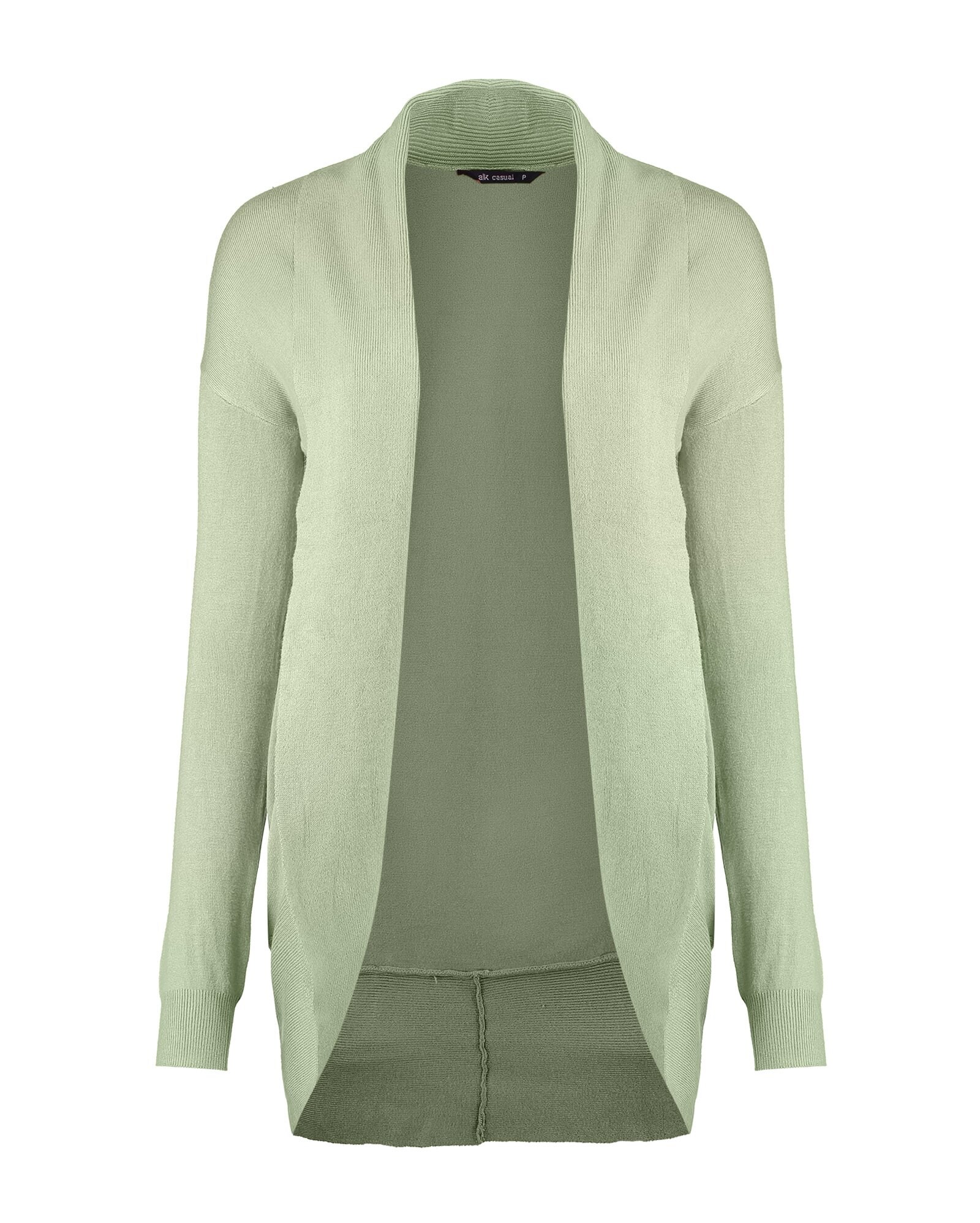 cardigan verde claro
