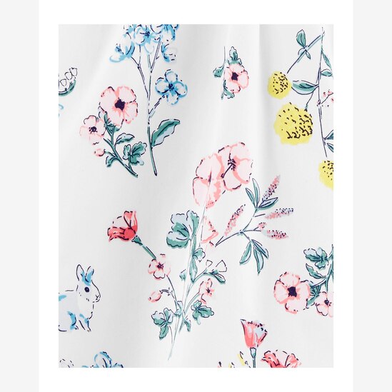 Vestido Florido Carter's - Branco