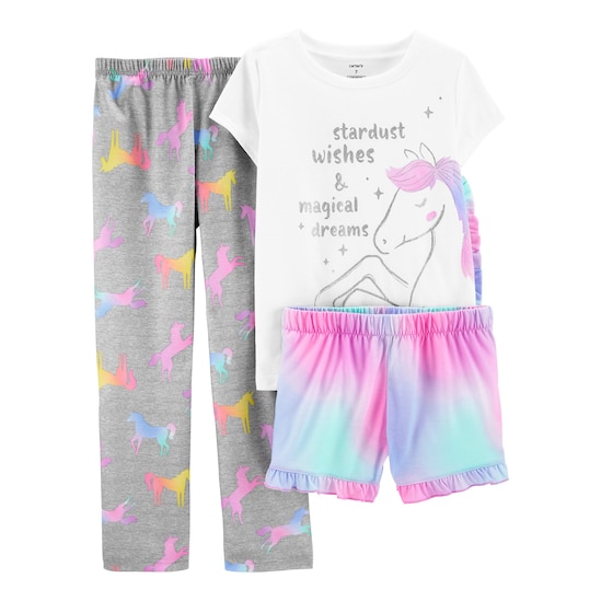 Conjunto 3 Peças Stardust Wishes Carter's - Rosa Claro