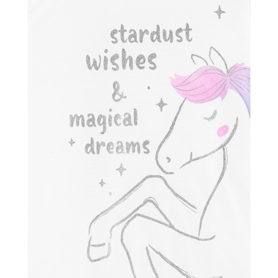 Conjunto 3 Peças Stardust Wishes Carter's - Rosa Claro