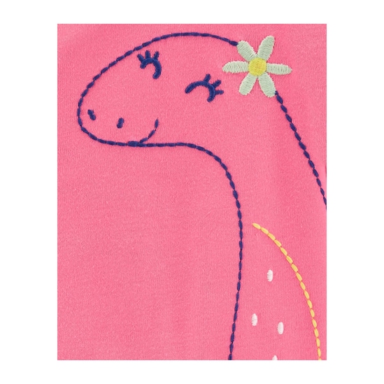 Macacão Dino Love Carter's - Rosa