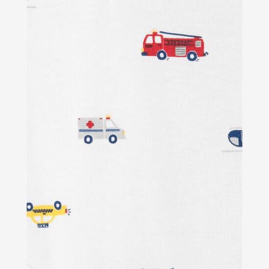 Kit Body 3 Peças Polo Estilo Carter's - Branco