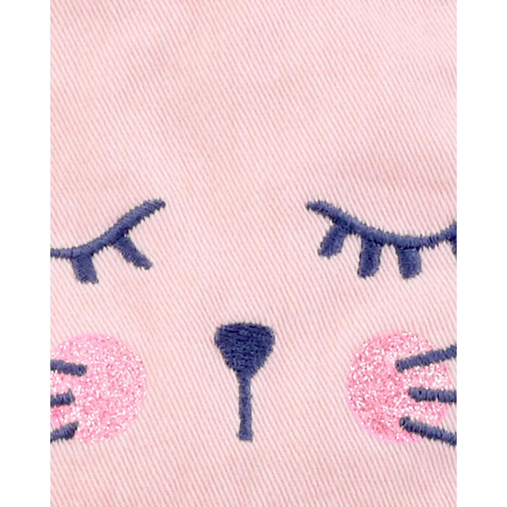 Jardineira Bunny Tule OshKosh Rosa Claro Carter's Oficial