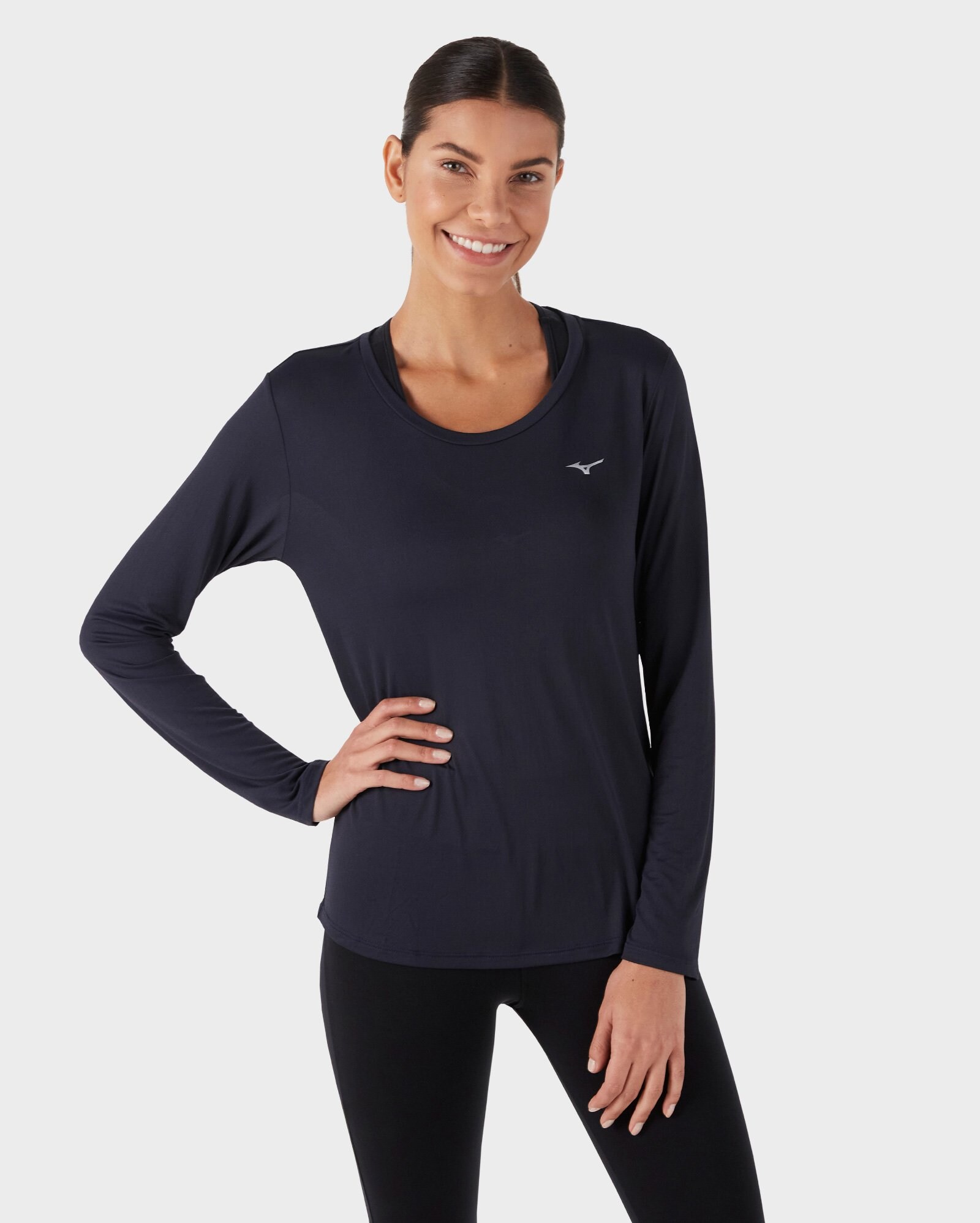 camisa nirvana manga longa