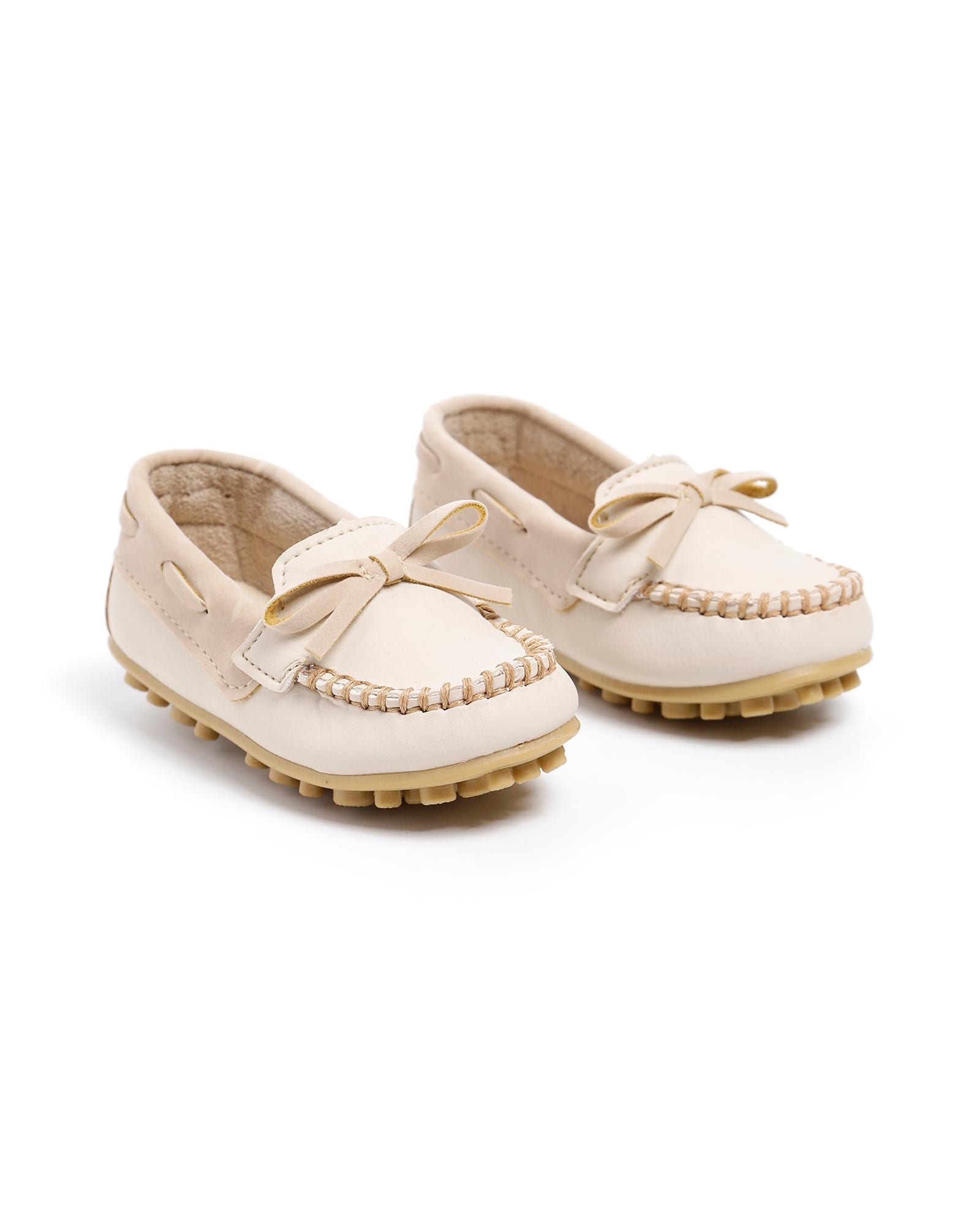 Riachuelo | Sapato Mocassim Infantil Laço RCHLO Kids - Bege Claro