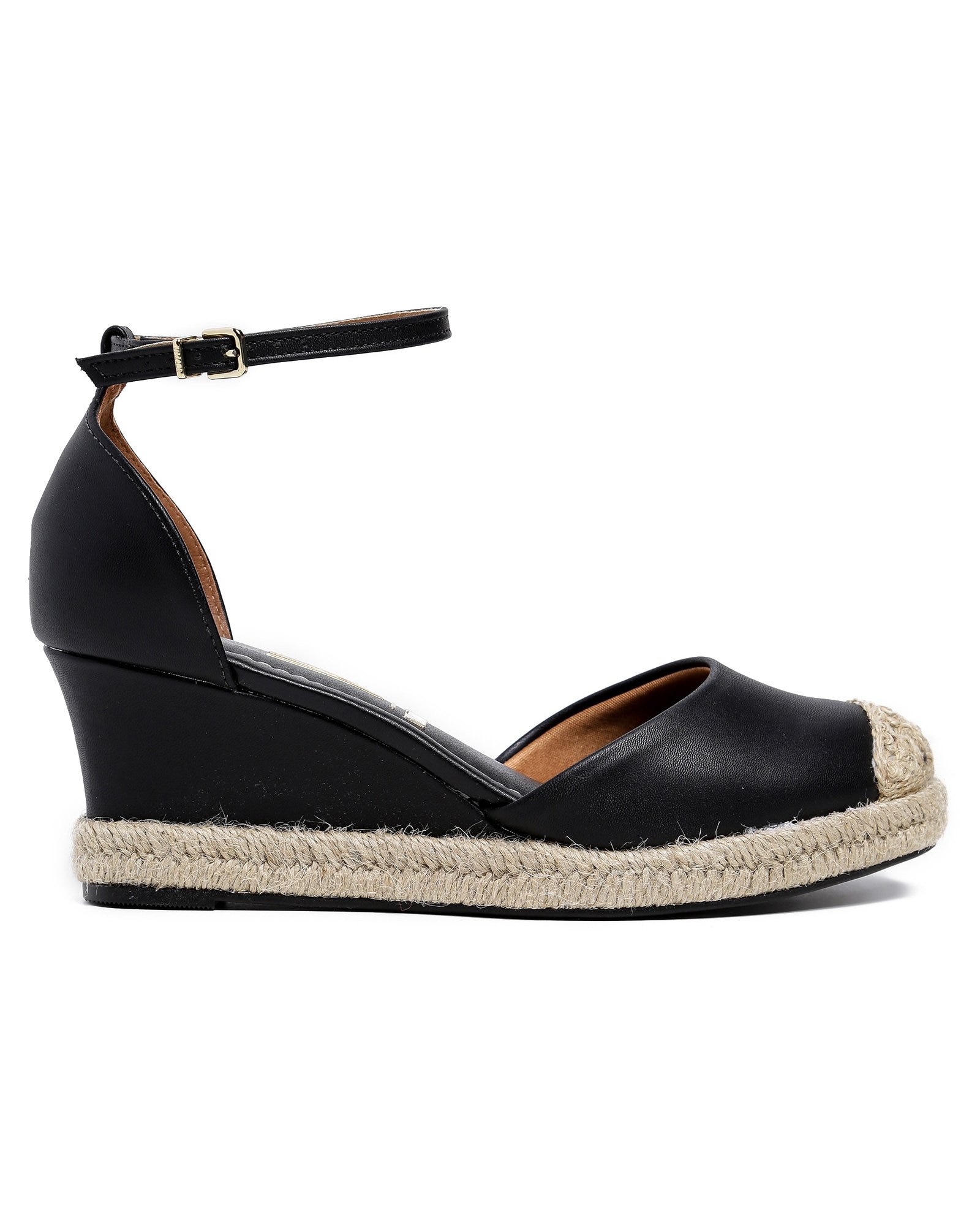 Sandália Anabela Corda Espadrille Plataforma Amarrar Nó Vermelha em  Promoção | Ofertas na Americanas