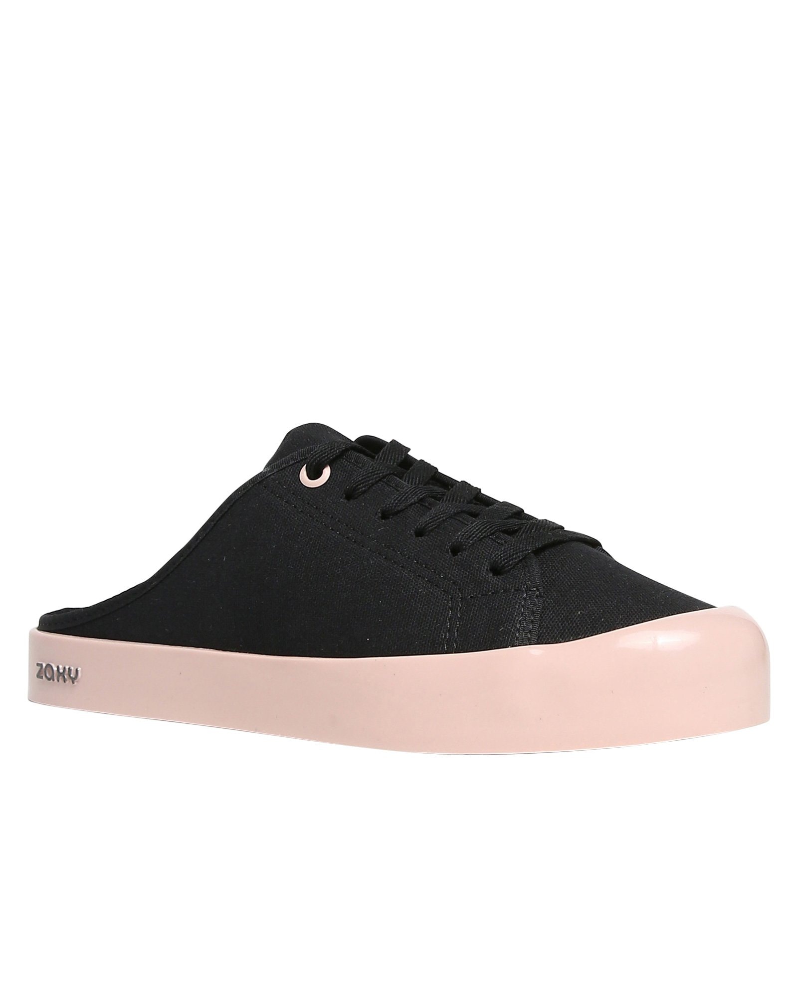 Riachuelo | Tênis Casual Mule Têxtil Zaxy - Preto