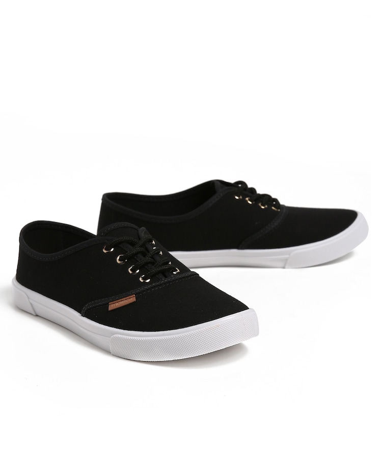 Riachuelo Tênis Casual Lona Moleca Preto