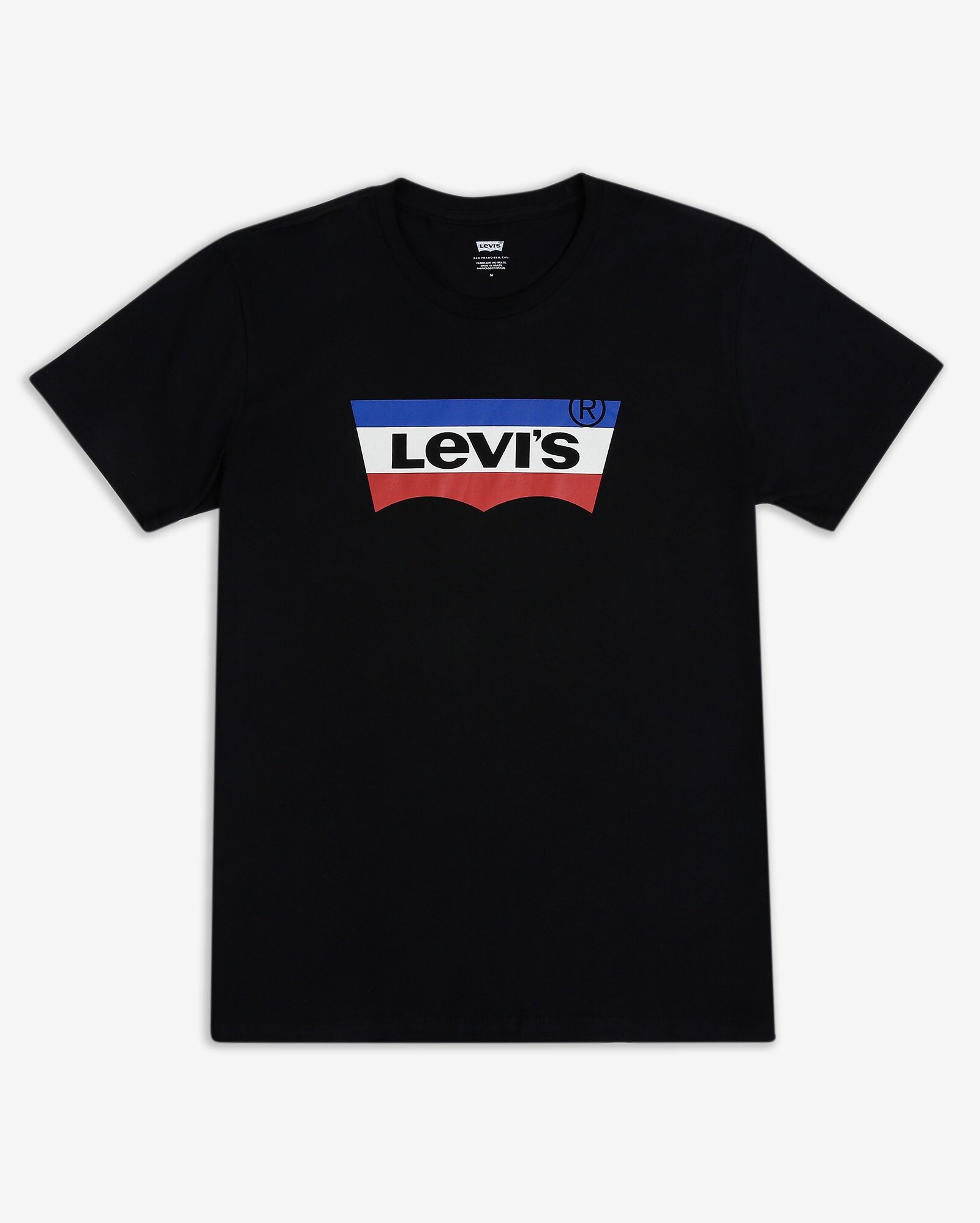 camiseta levis preta