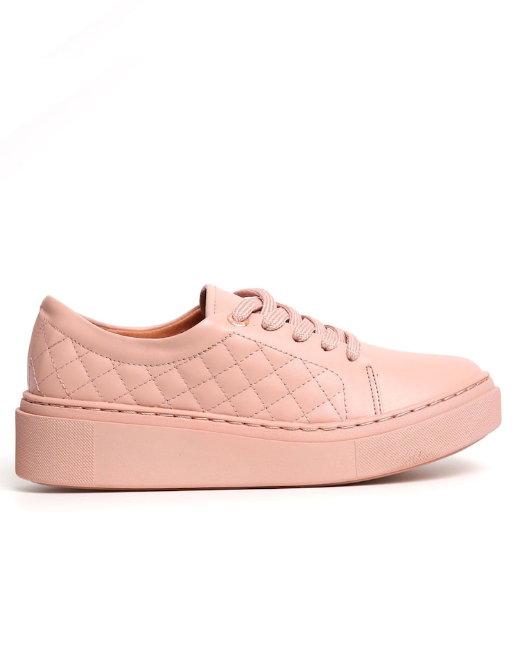 Riachuelo Tênis Casual Flatform Napa Vizzano Rosa