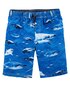 Bermuda Surfista Tubarões Carter's - Azul