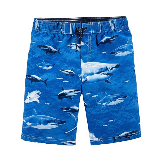 Bermuda Surfista Tubarões Carter's - Azul