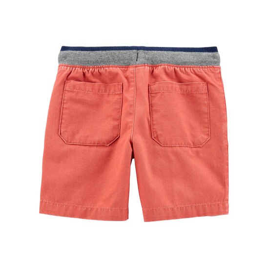 Bermuda Jeans Color Elástico Carter´s Laranja Coral