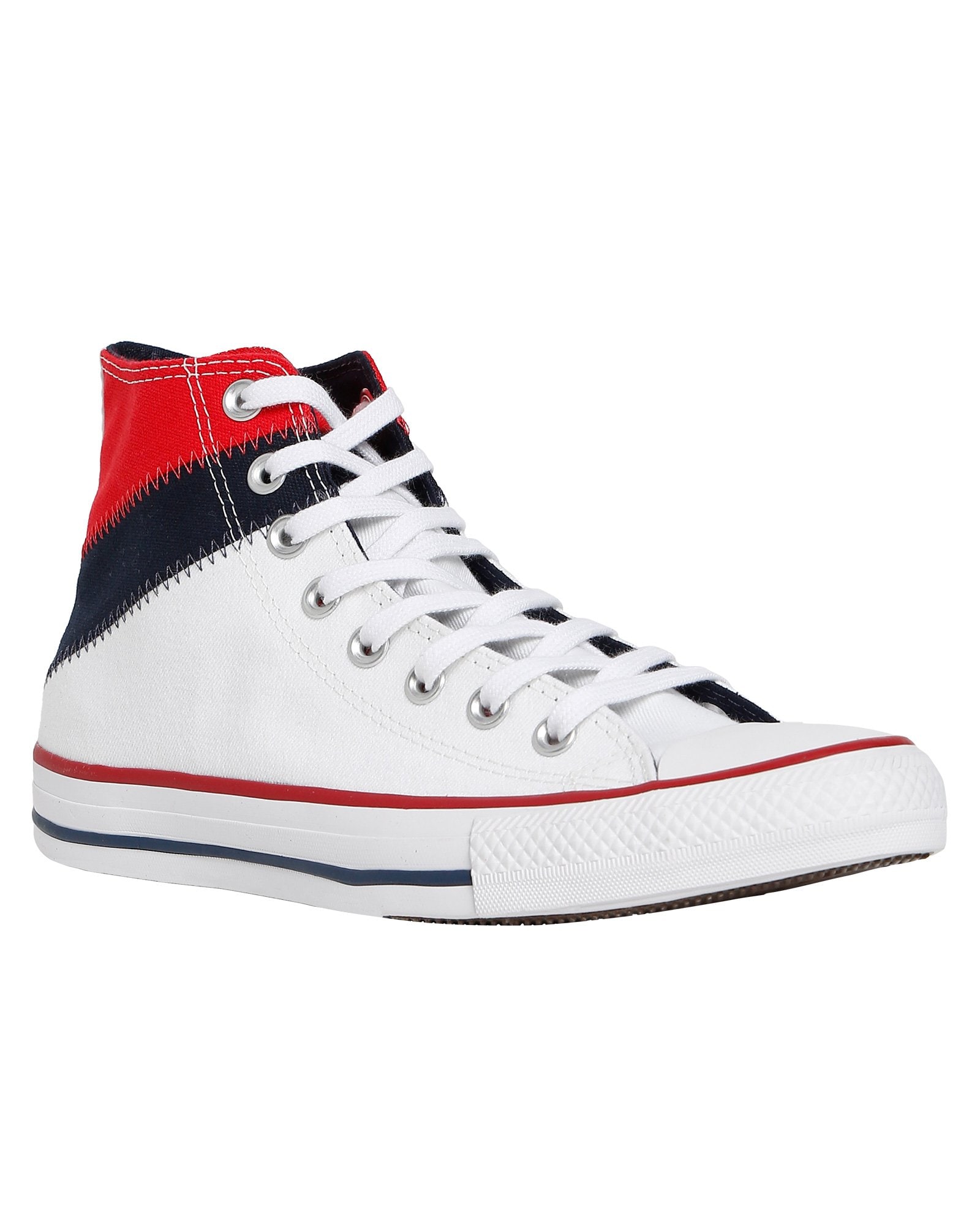 Riachuelo | Tênis Converse All Star Chuck Taylor Cano Alto Lona Azul/Branco/ Vermelho