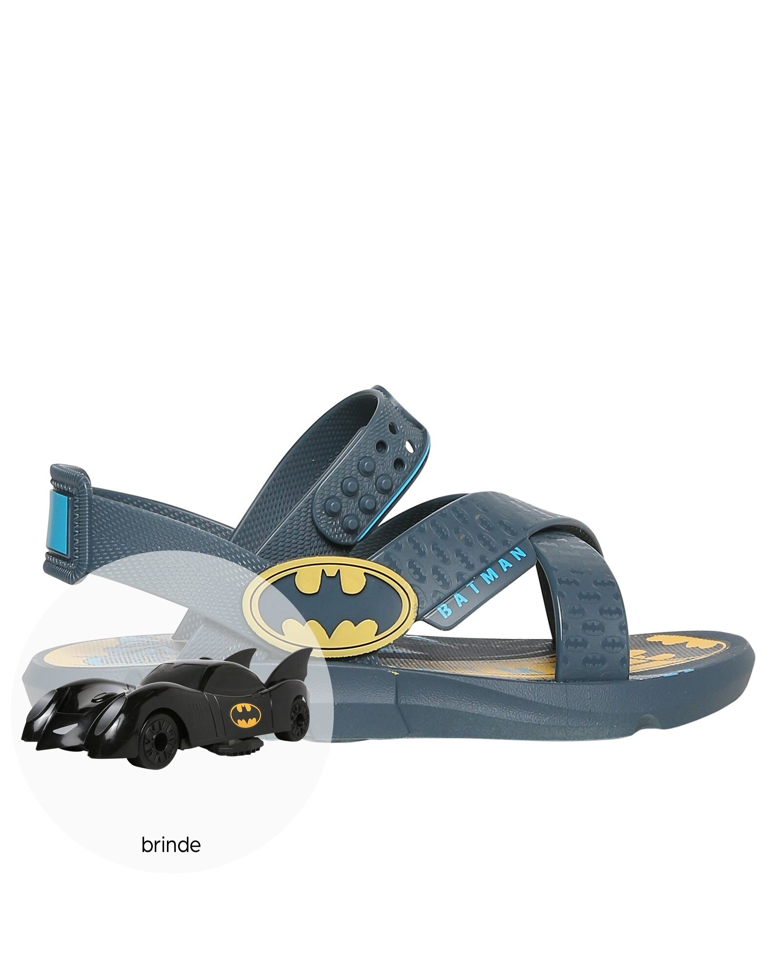 Riachuelo | Sandália Papete Juvenil Batman Grendene Azul