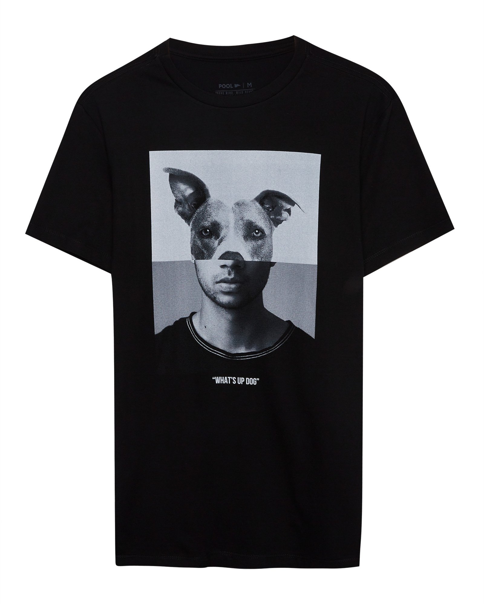 Riachuelo Camiseta What's Up Dog Preto
