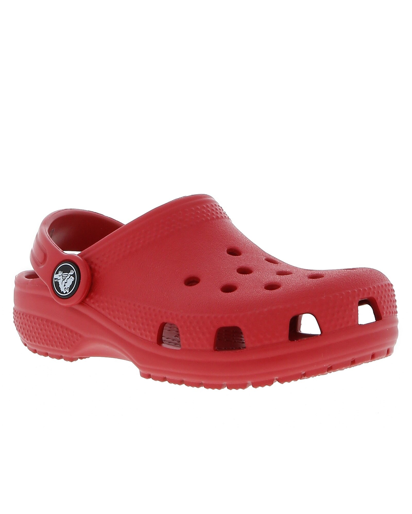 all red crocs