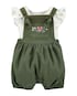 Conjunto 2 Peças Bordado Carter's - Branco/Verde