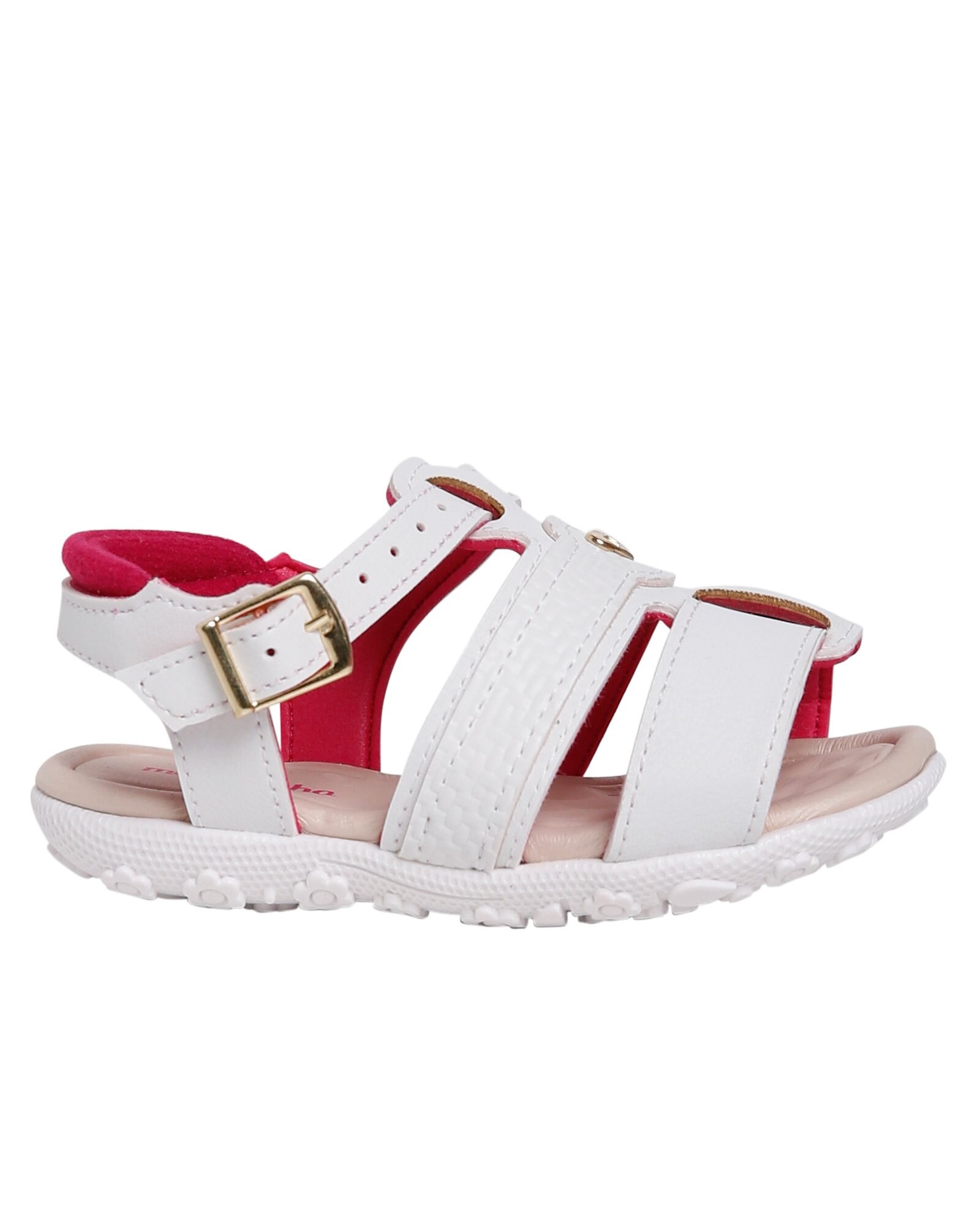 Riachuelo | Sandália Papete Infantil Tiras Molekinha Branco