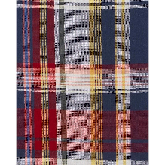 Camisa Xadrez Bolso Carter's - Azul/Vermelho