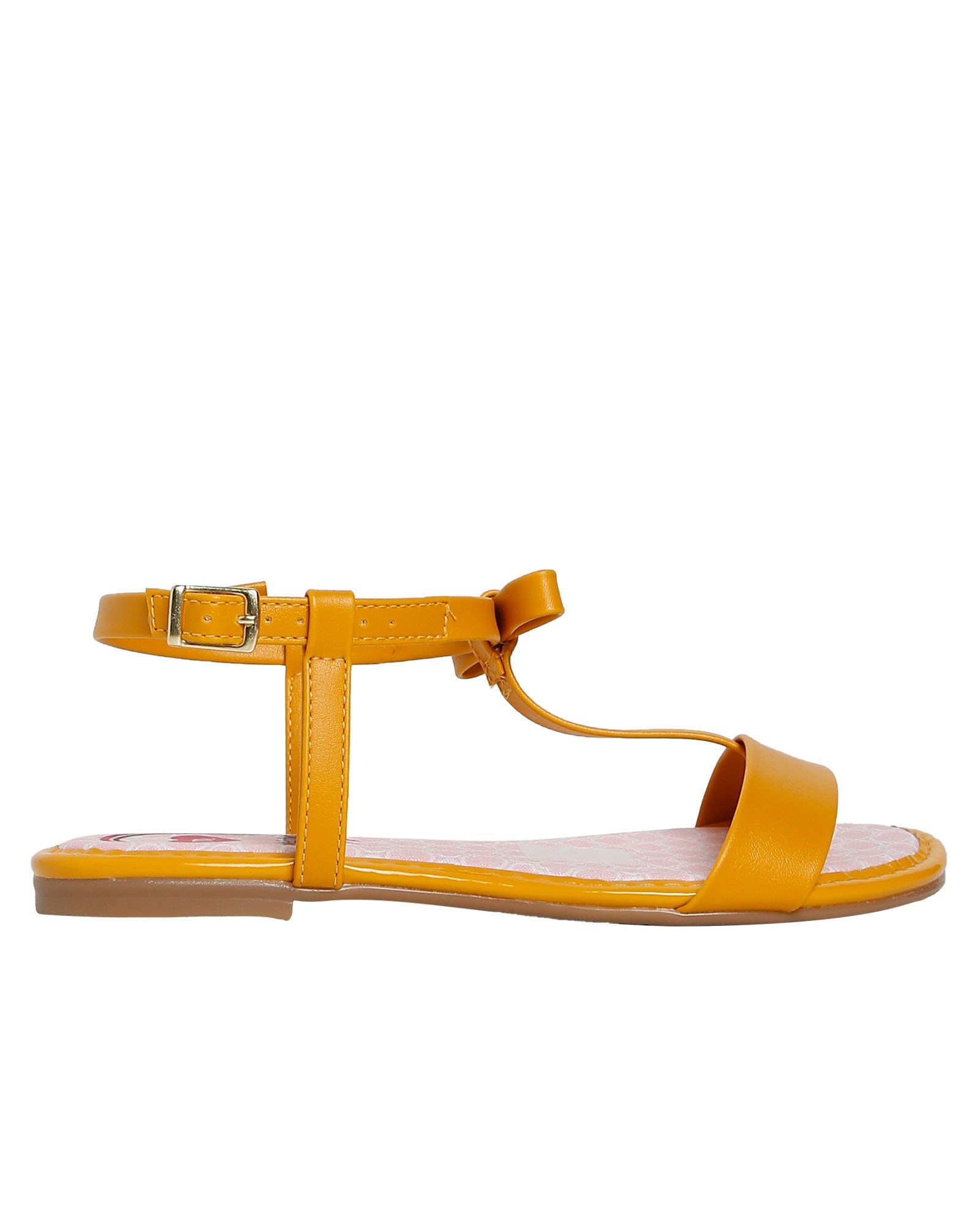 Riachuelo | Sandália Rasteira Infantil Laços Molekinha Amarelo