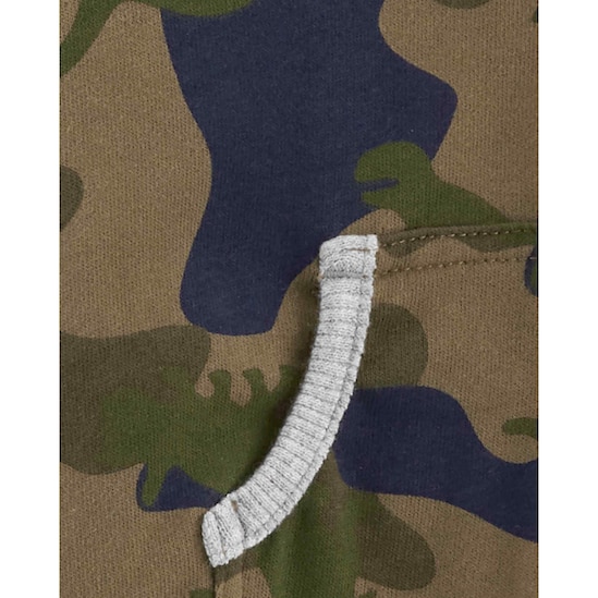 Macacão Dino Camuflado Carter's - Verde Militar