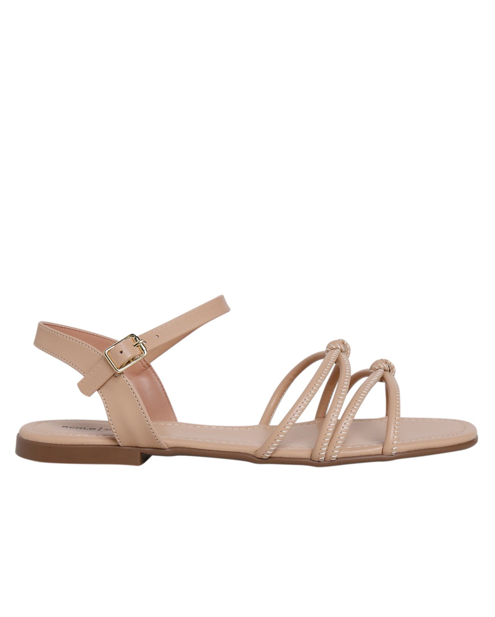 Riachuelo | Sandália Rasteira Nós RCHLO Shoes Bege