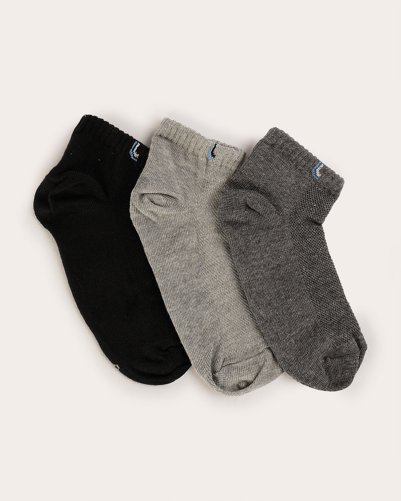 Kit meia masculina 3 pares cano curto - multicor | Lupo