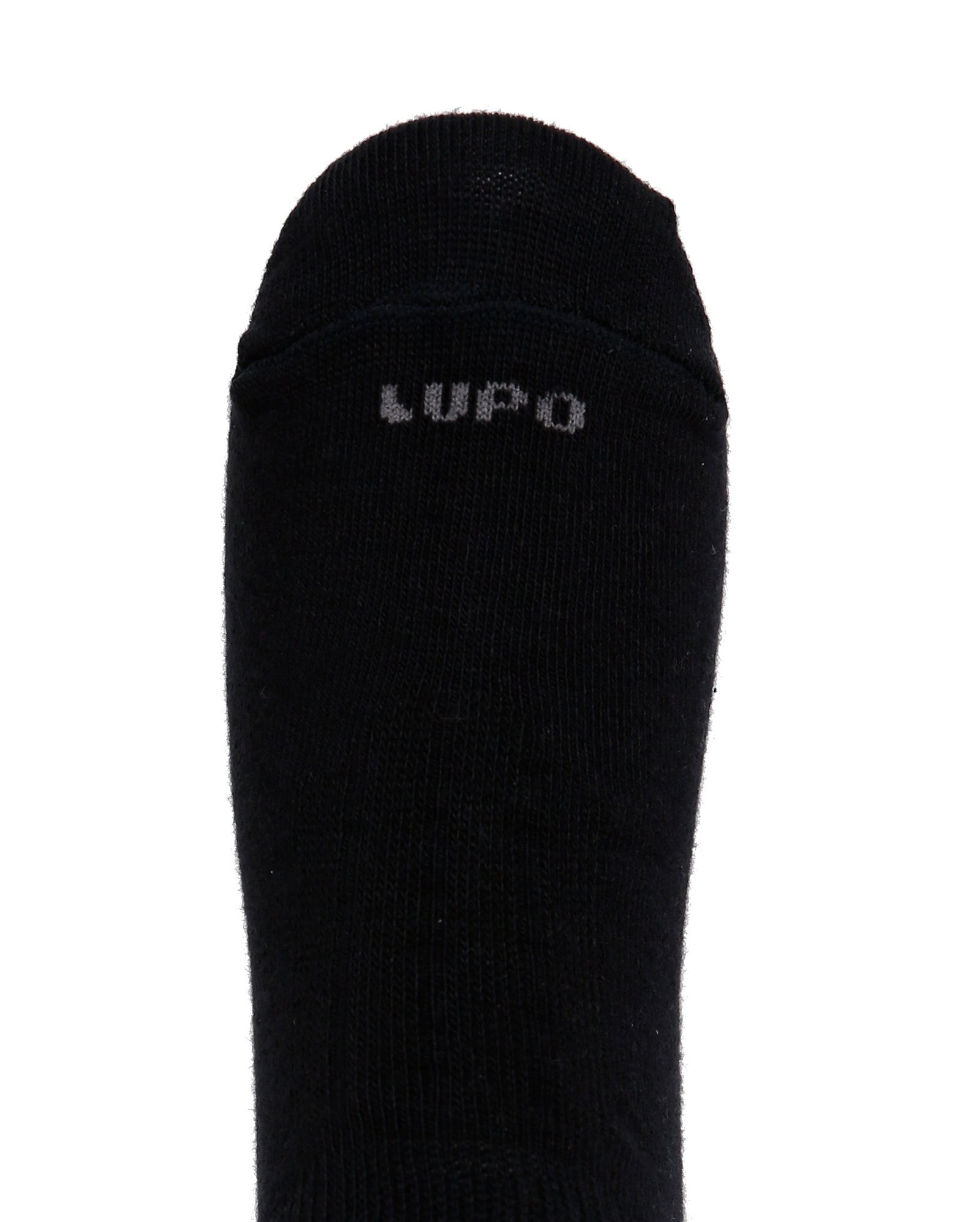 Kit meia masculina 3 pares cano invisível - Preto | Lupo