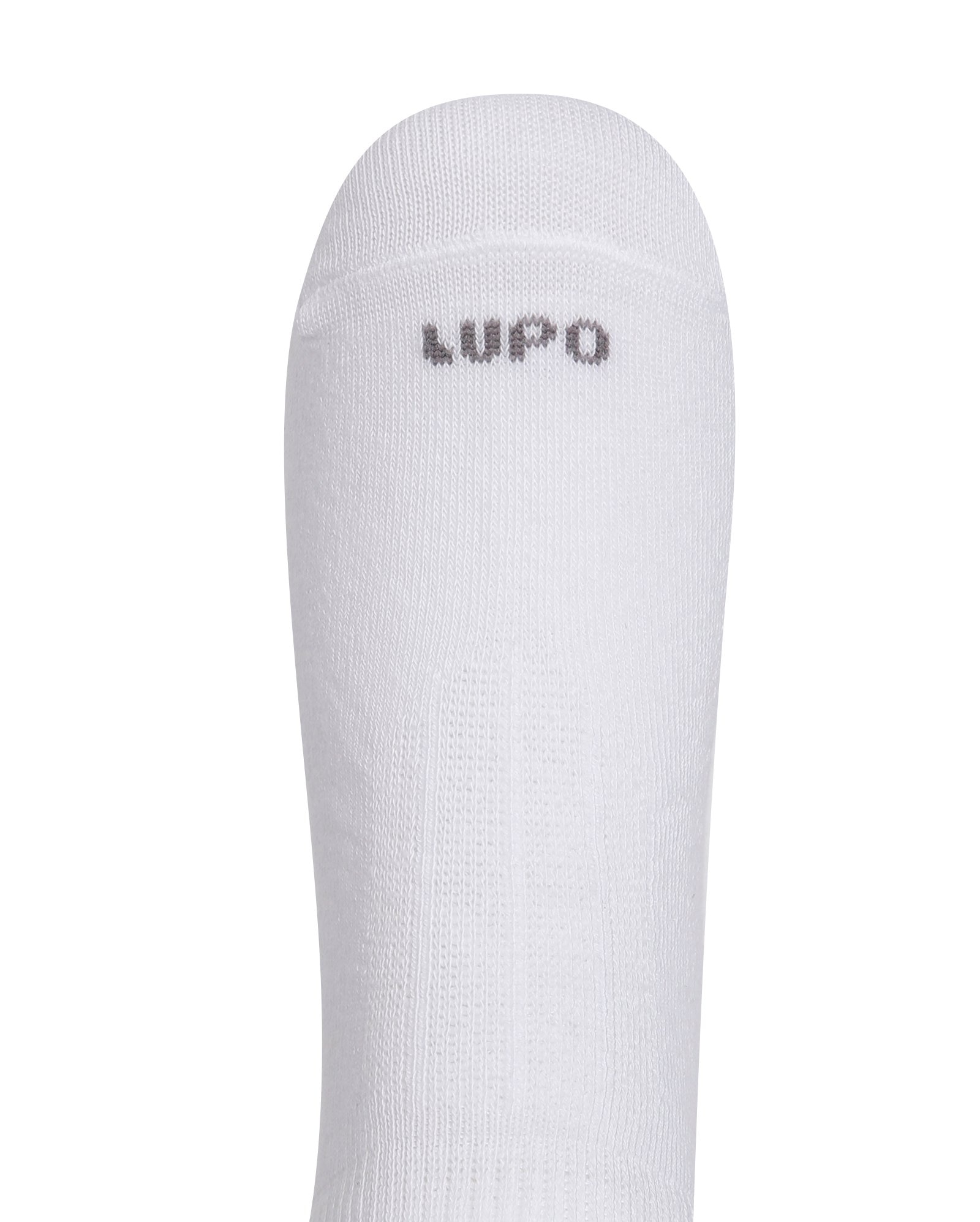 Kit meia masculina 3 pares cano invisível - Branco | Lupo