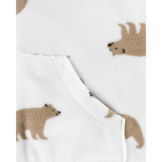 Conjunto 3 Peças Urso Carter's - Bege/Cinza/Branco