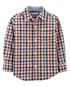 Camisa Xadrez Carter's - Azul/Laranja