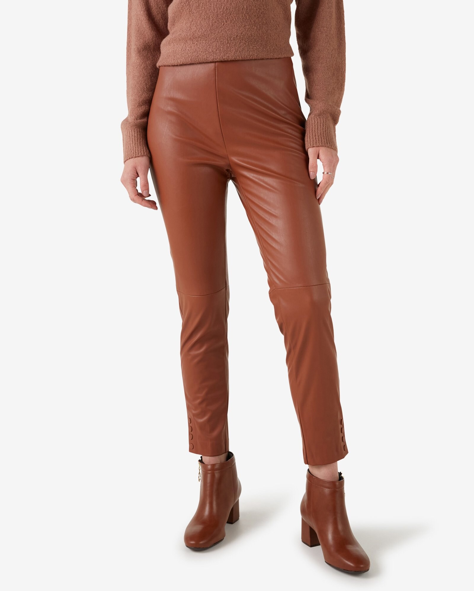 Riachuelo | Calça Feminina Montaria Cintura Alta Marrom AK by Riachuelo