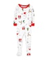 Macacão Bebê Papai Noel Carter's - Branco