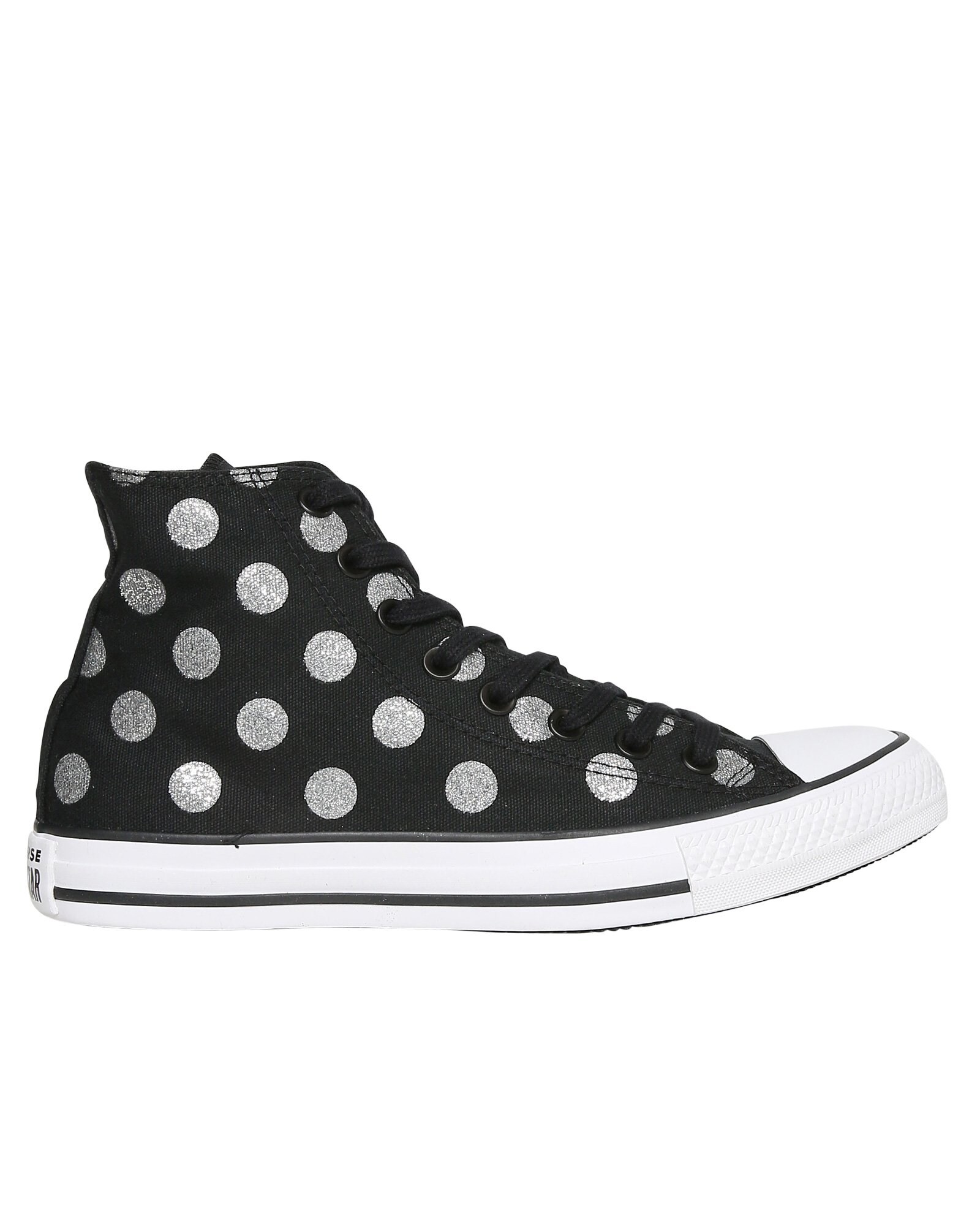 Riachuelo | Tênis Converse All Star Chuck Taylor Cano Alto Lona Poá Preto