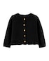 Cardigan Bebê Manga Longa Carter´s - Preto