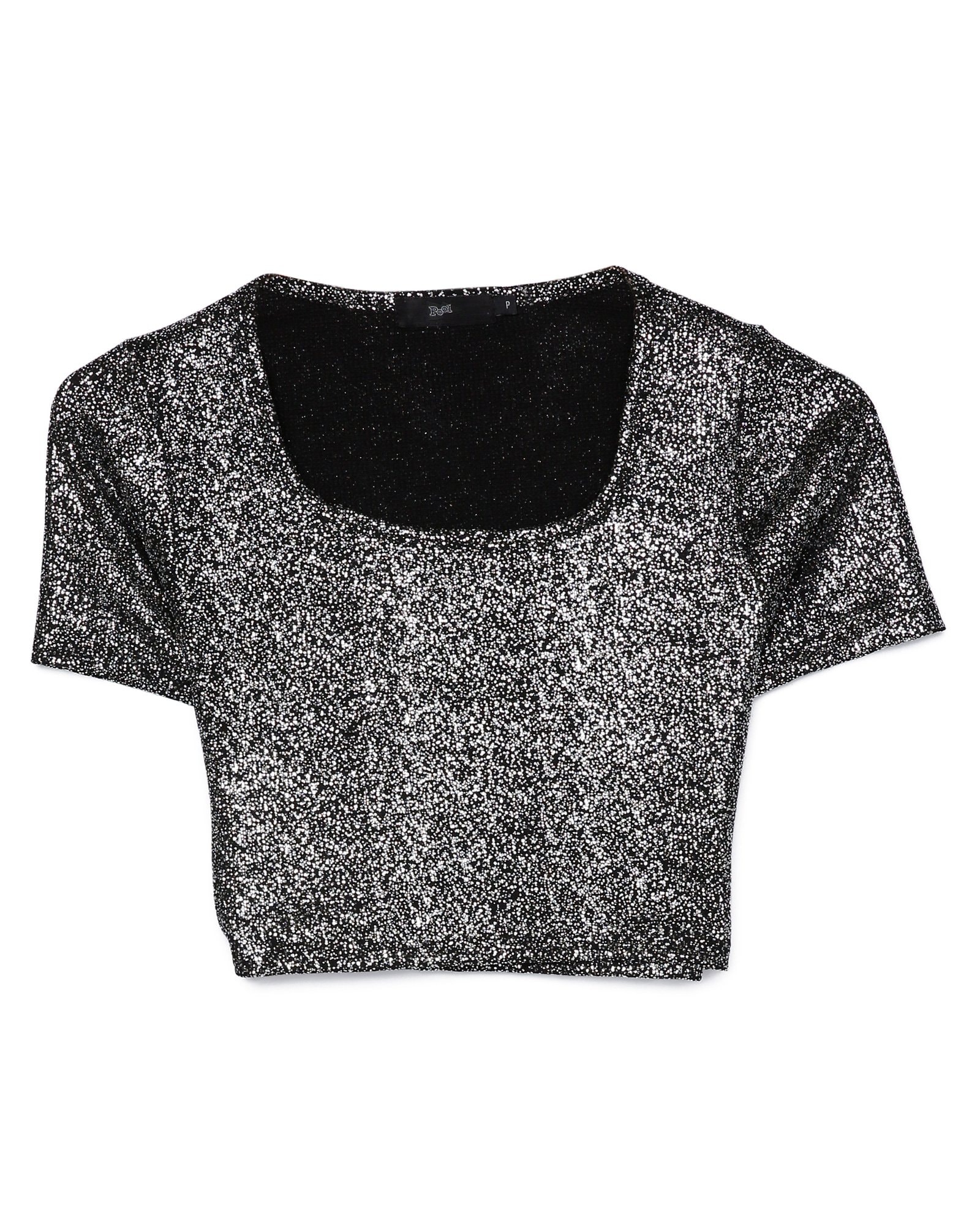 Riachuelo | Top Cropped Brilho - Preto