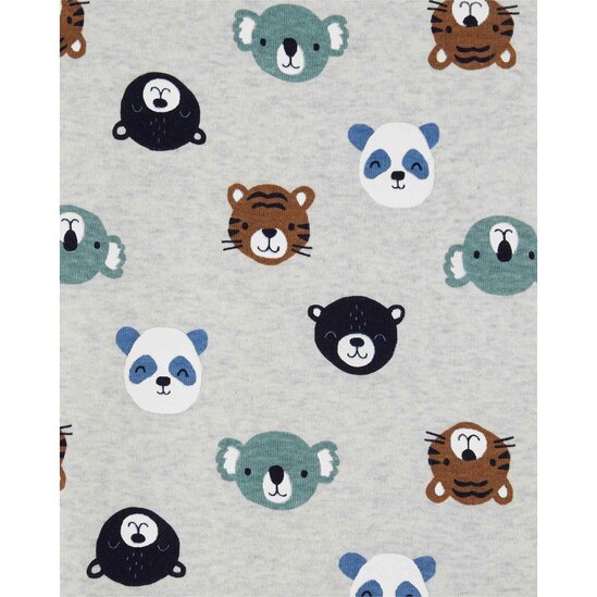 Conjunto Bebê 3 Peças Carter´s Oh Boy! - Azul/Cinza Mescla