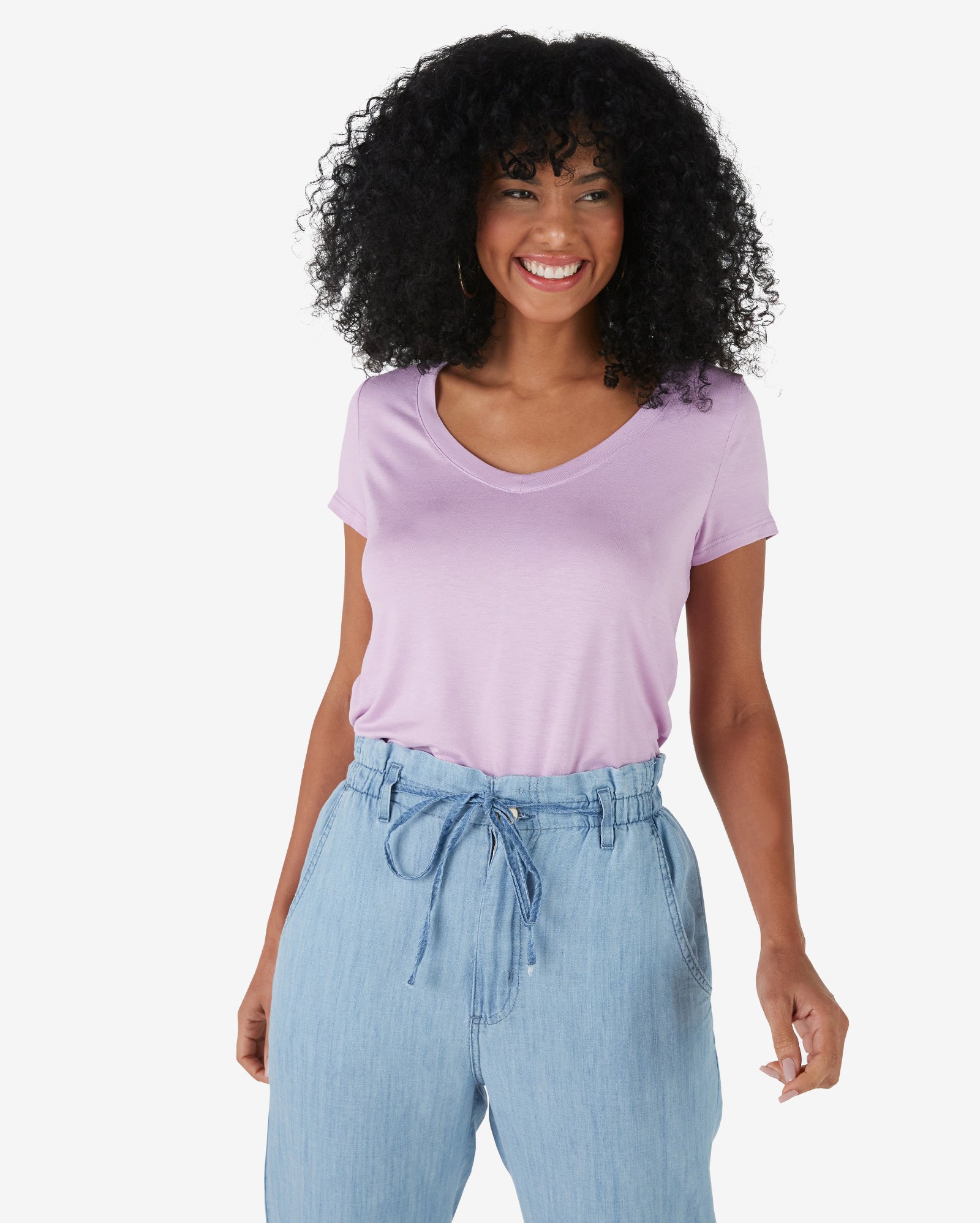 camiseta gola v masculina riachuelo