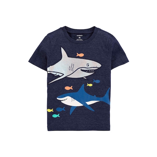 Camiseta Tubarão Carter's - Azul Marinho